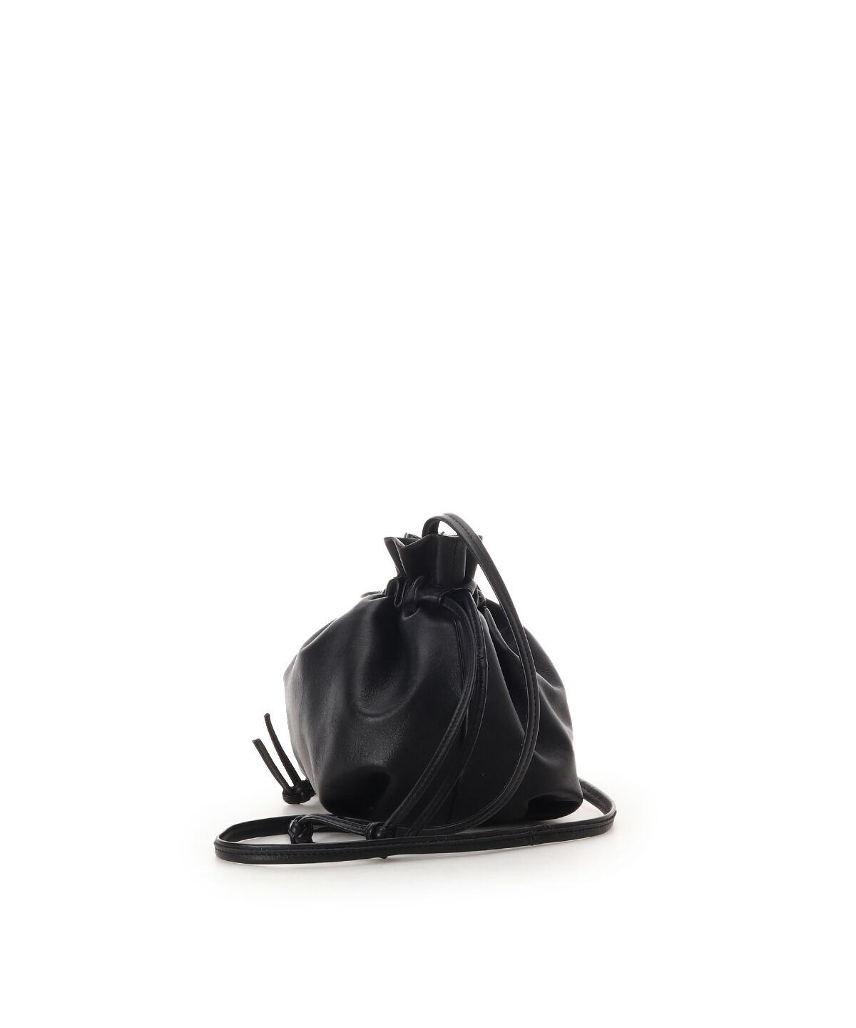 Samantha Thavasa Petit Choice「レザーシンプル巾着バッグ」|ショルダー・メッセンジャー|