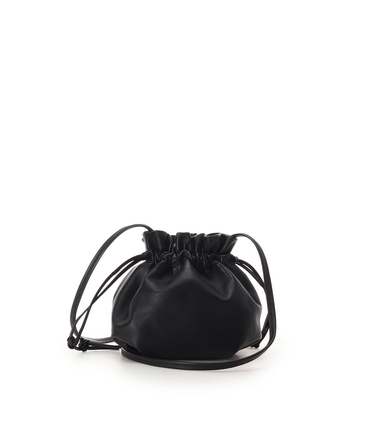 Samantha Thavasa Petit Choice「レザーシンプル巾着バッグ」|ショルダー・メッセンジャー|