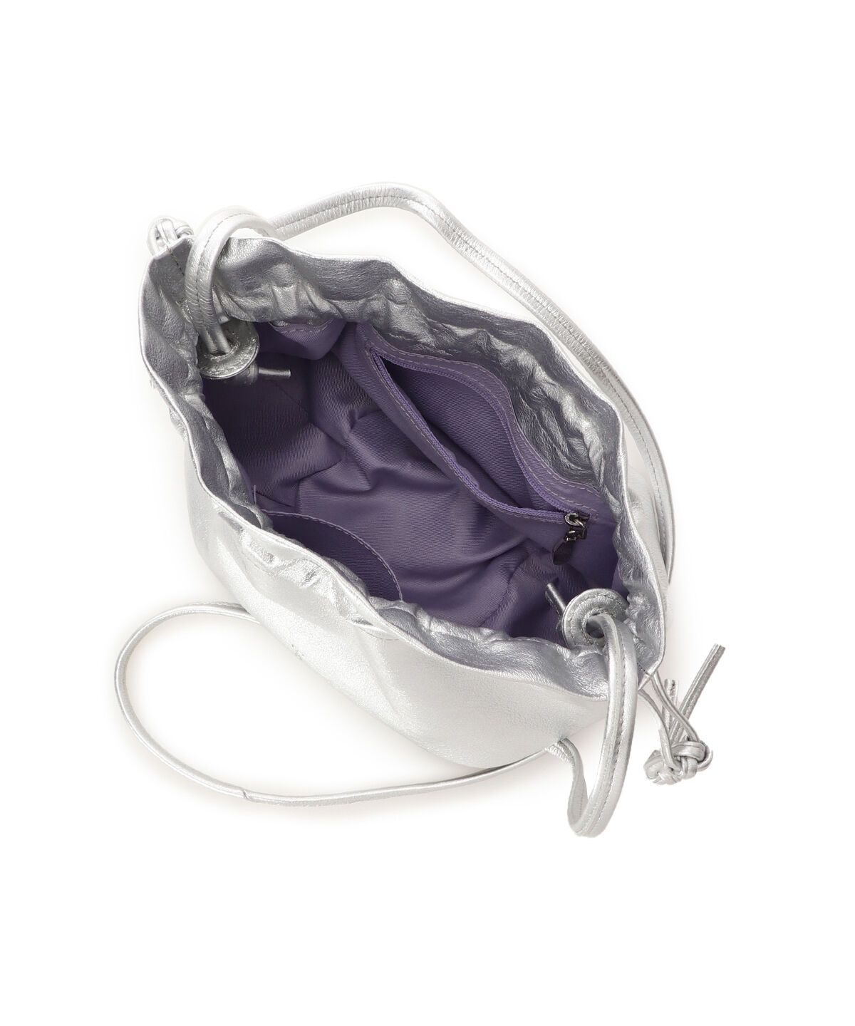 Samantha Thavasa Petit Choice「レザーシンプル巾着バッグ」|ショルダー・メッセンジャー|