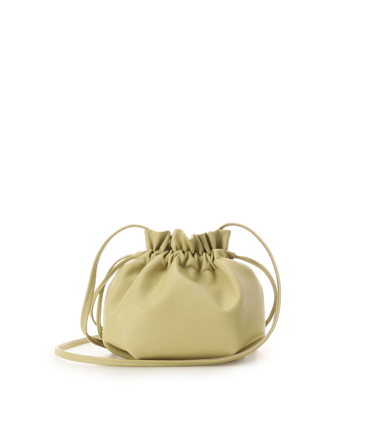 Samantha Thavasa Petit Choice「レザーシンプル巾着バッグ」|ショルダー・メッセンジャー|