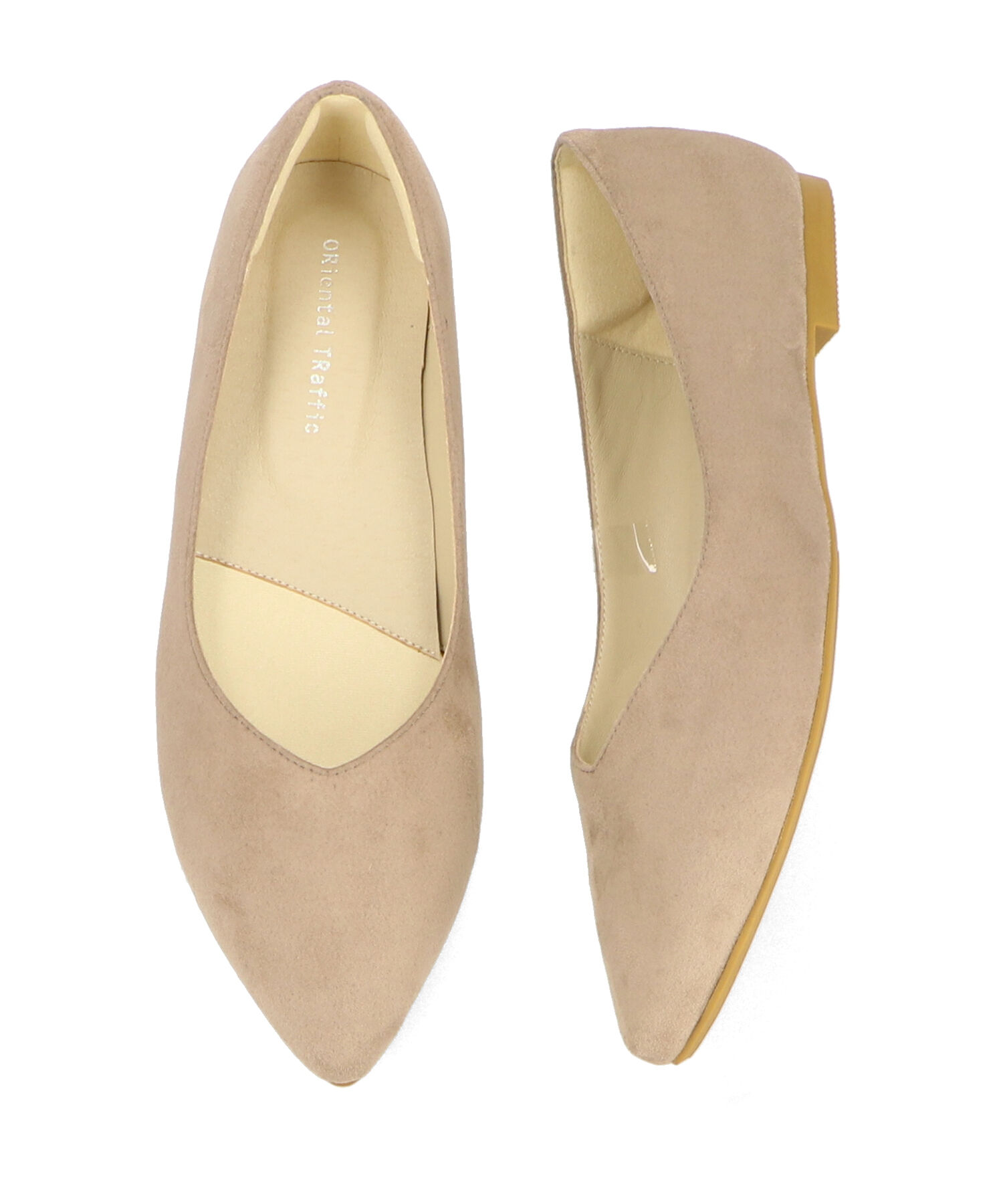 ORiental TRaffic「【跳べるパンプス/シリーズ累計150万足突破】ポインテッドトゥフラット/R-3205」|パンプス|