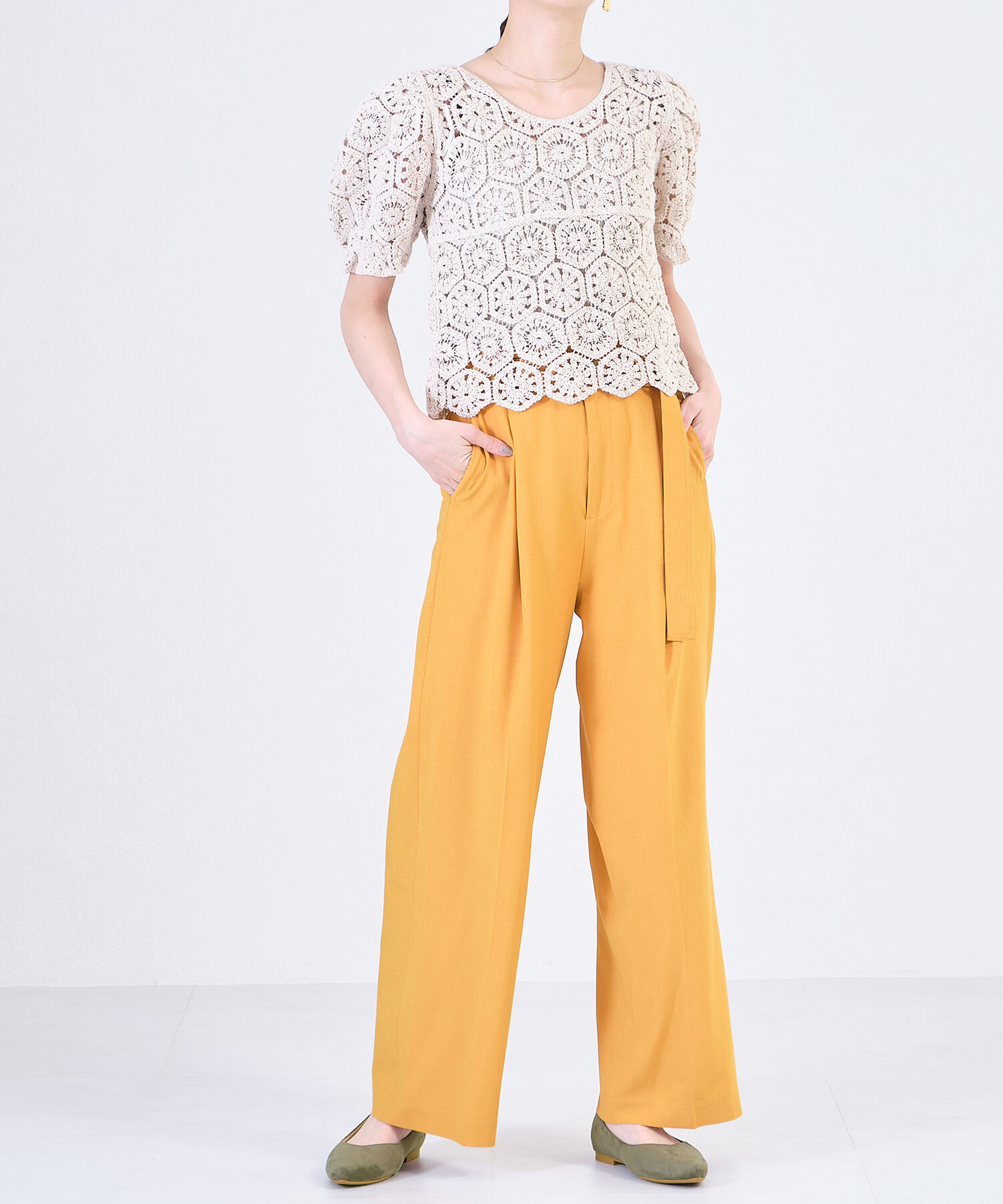 ORiental TRaffic「【跳べるパンプス/シリーズ累計150万足突破】ポインテッドトゥフラット/R-3205」|パンプス|