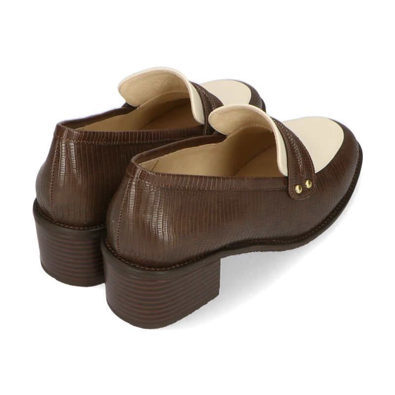 ORiental TRaffic「型押しバイカラーローファー/31118」|パンプス|