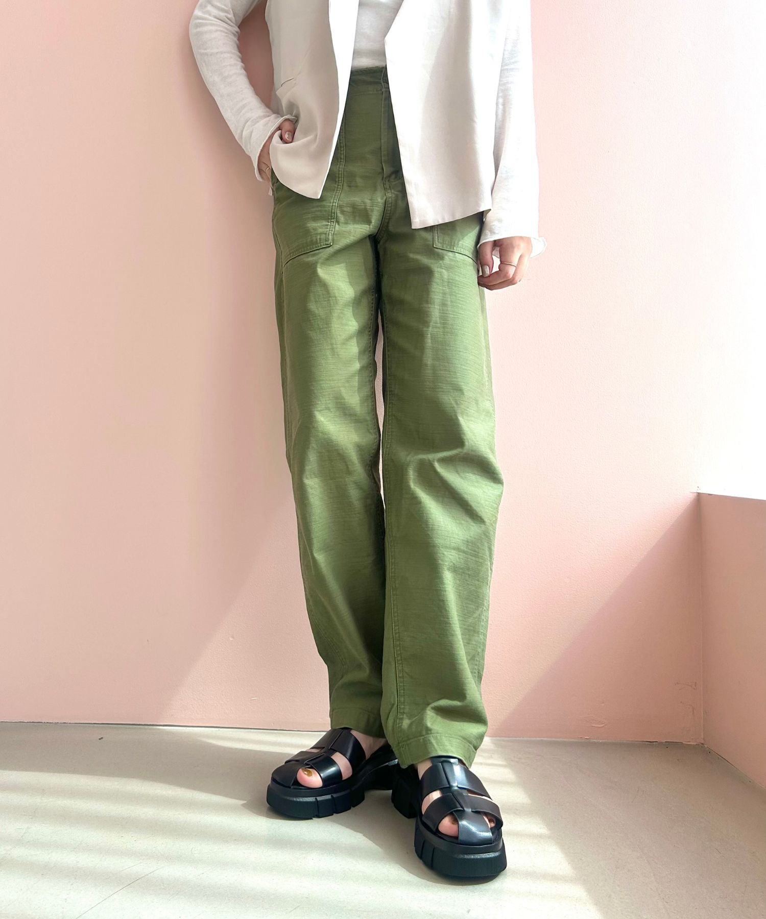 ORiental TRaffic「【アウトレット価格】厚底ワイドストラップグルカサンダル/31226 グルカサンダル 人気 トレンド」|サンダル|