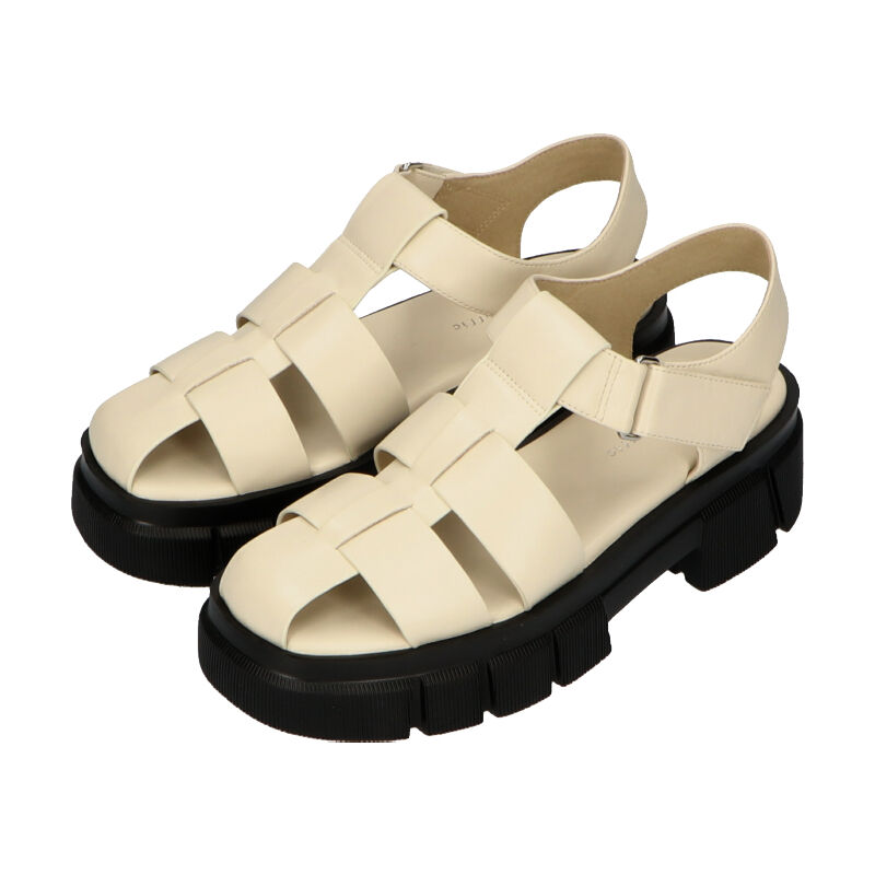 ORiental TRaffic「【アウトレット価格】厚底ワイドストラップグルカサンダル/31226 グルカサンダル 人気 トレンド」|サンダル|