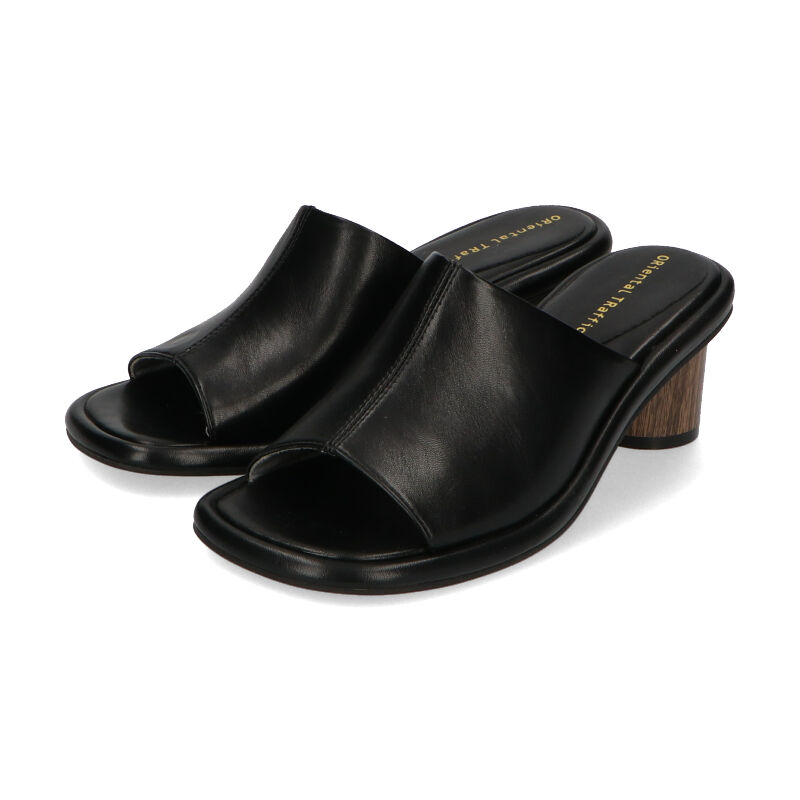 ORiental TRaffic「ウッドヒール甲深ミュールサンダル/31224」|サンダル|