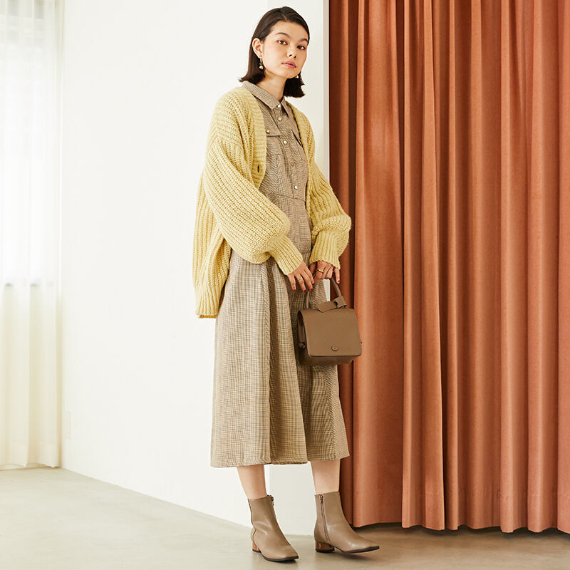 WA Oriental TRaffic「スクエアトゥラウンドヒールブーツ/32409」|ショートブーツ|