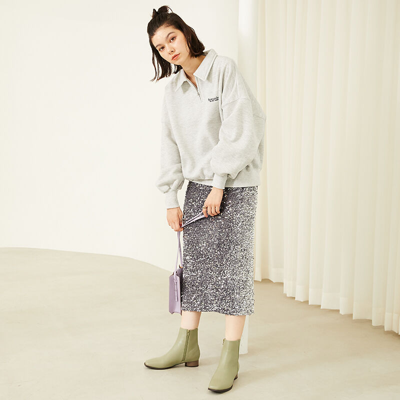 WA Oriental TRaffic「スクエアトゥラウンドヒールブーツ/32409」|ショートブーツ|