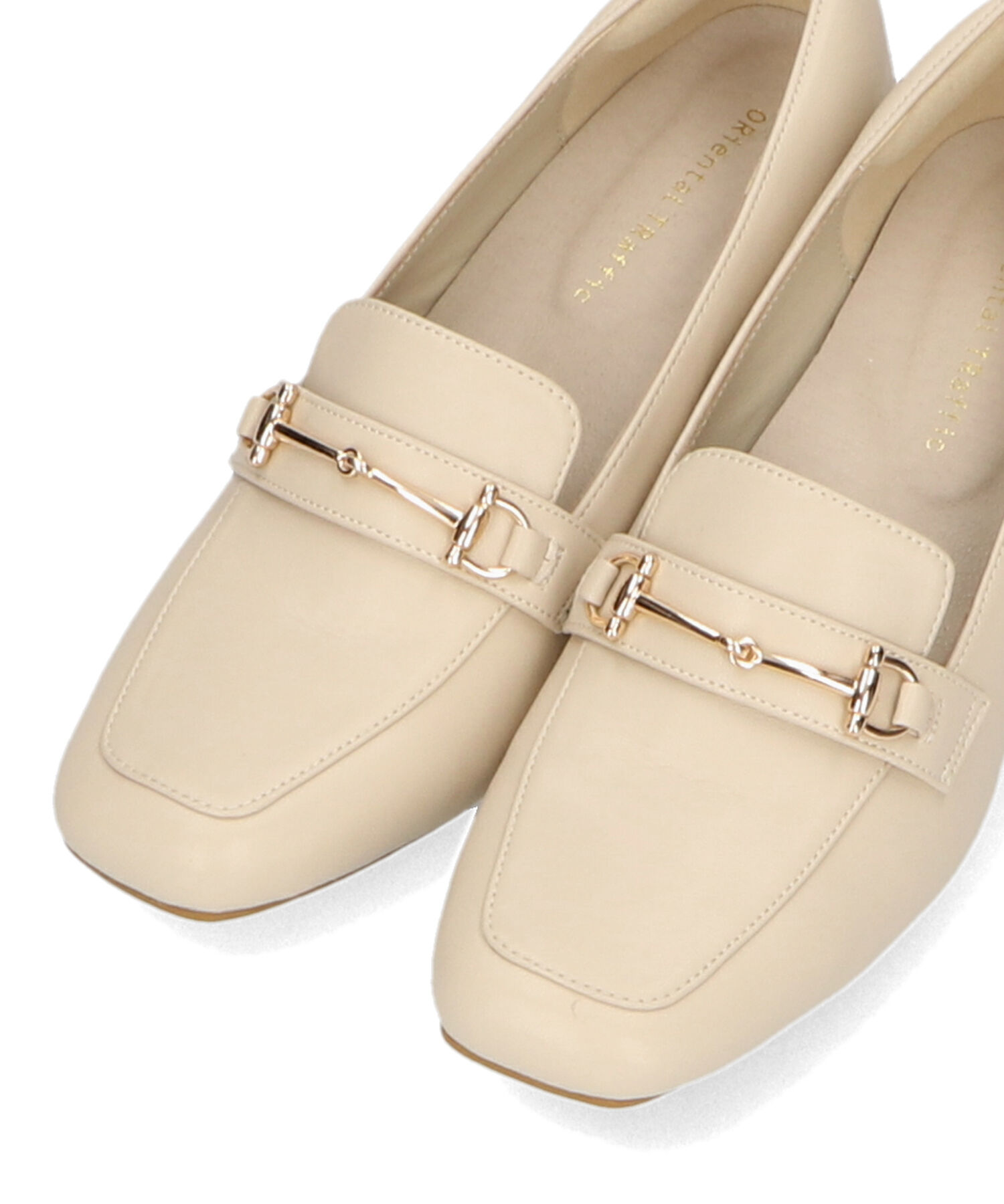 ORiental TRaffic「【跳べるパンプス/シリーズ累計１５０万足突破 】ビット ヒールローファー /R-3214 厚手クッション」|パンプス|