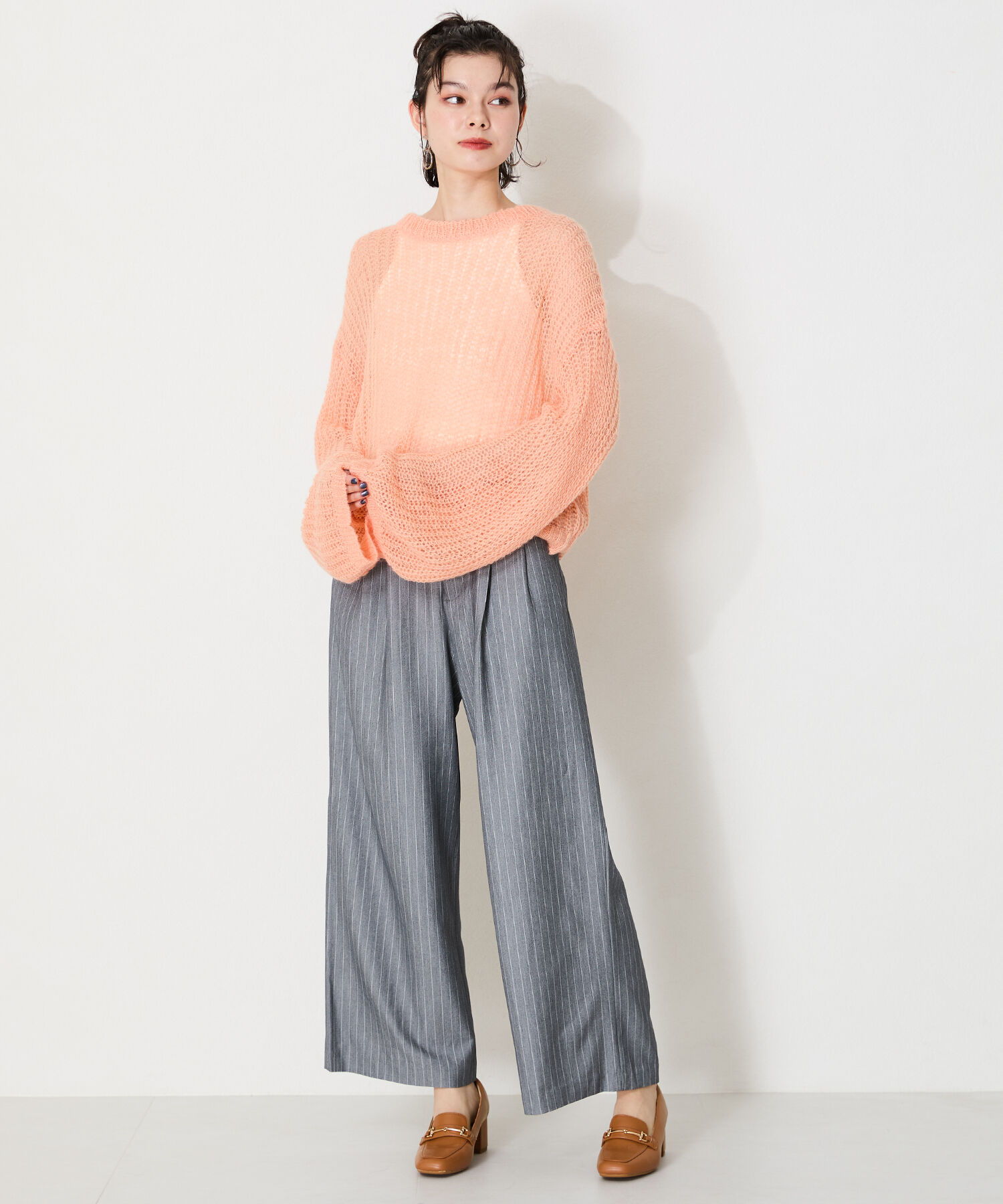 ORiental TRaffic「【跳べるパンプス/シリーズ累計１５０万足突破 】ビット ヒールローファー /R-3214 厚手クッション」|パンプス|