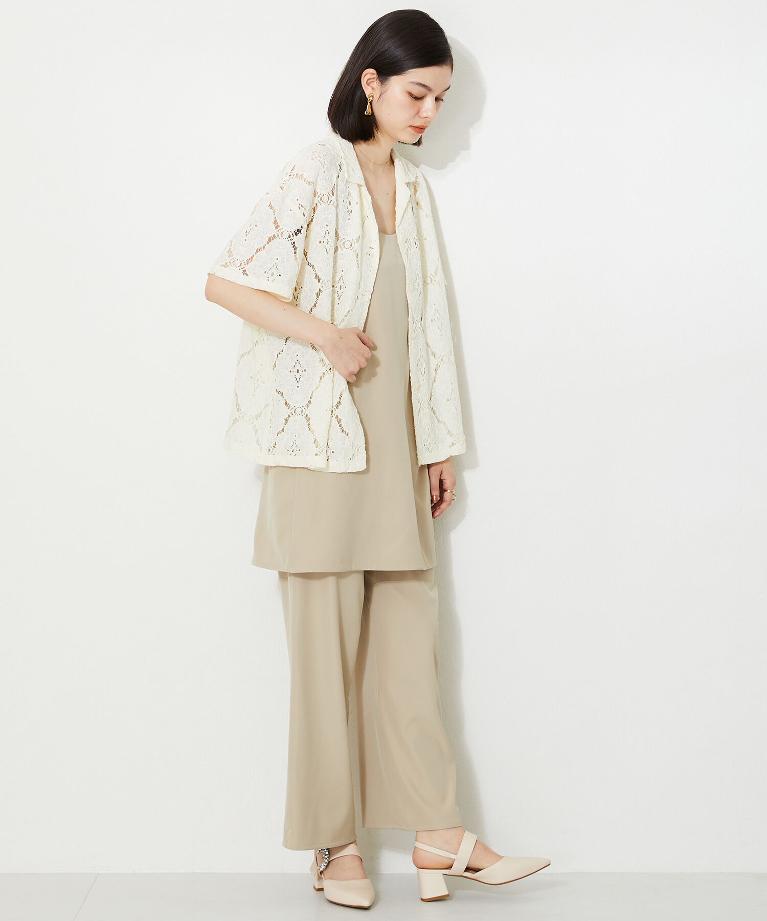 ORiental TRaffic「ビジューバックルストラップパンプス/41125」|パンプス|