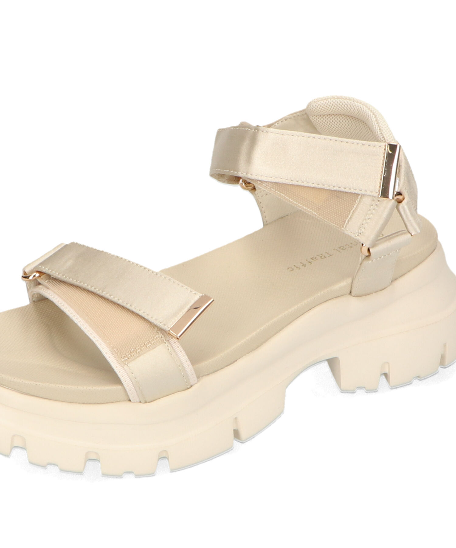 ORiental TRaffic「【アウトレット価格】サテンストラップ厚底サンダル/41215」|サンダル|