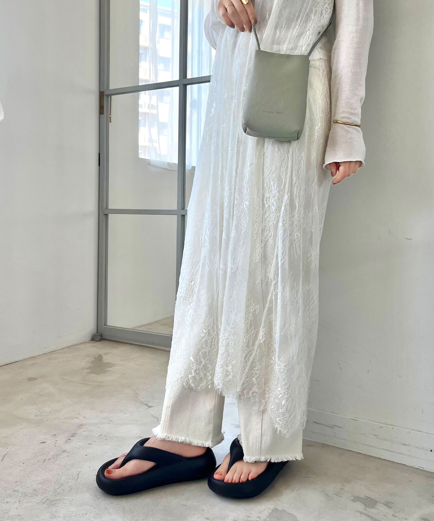 ORiental TRaffic「【リカバリーサンダル】パデットトングサンダル/OT3219 トング サンダル 人気 売れてる トレンド 軽い」|サンダル|