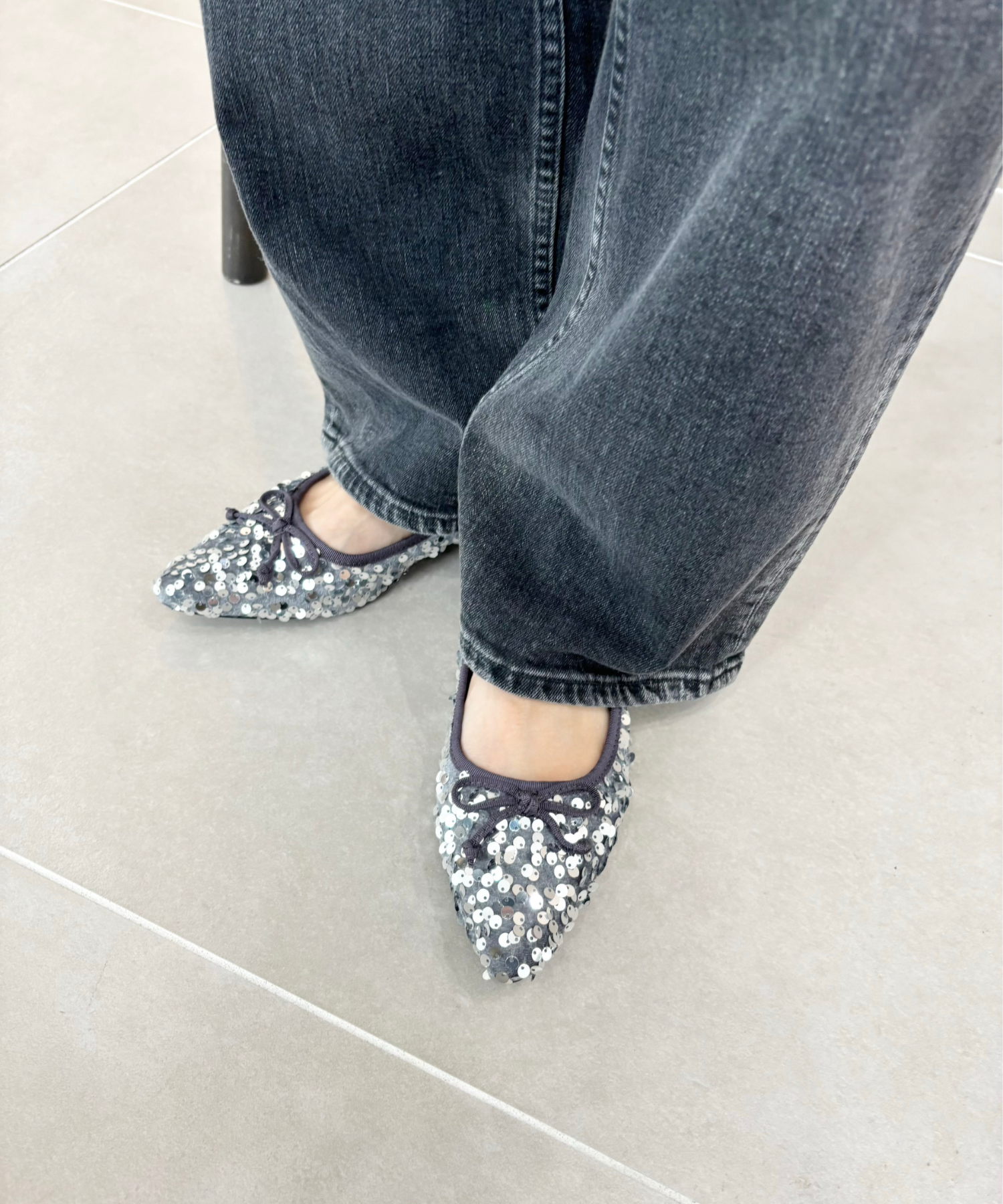 ORiental TRaffic「●2024秋冬新作●スパンコールバレエシューズ/41315」|パンプス|