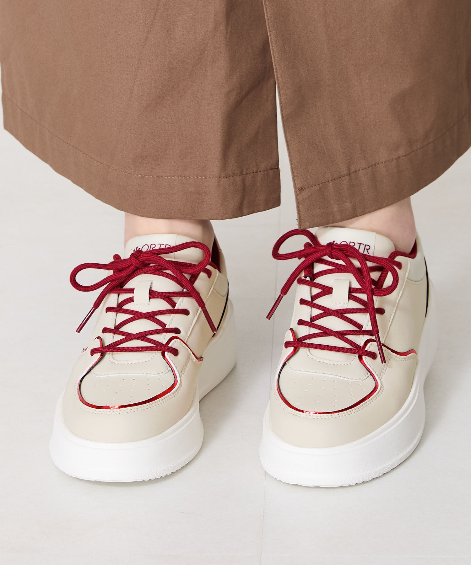 ORiental TRaffic「【新色追加】バイカラー ボリュームソール スニーカー /OT3750 厚底  クッション 軽量」|スニーカー|