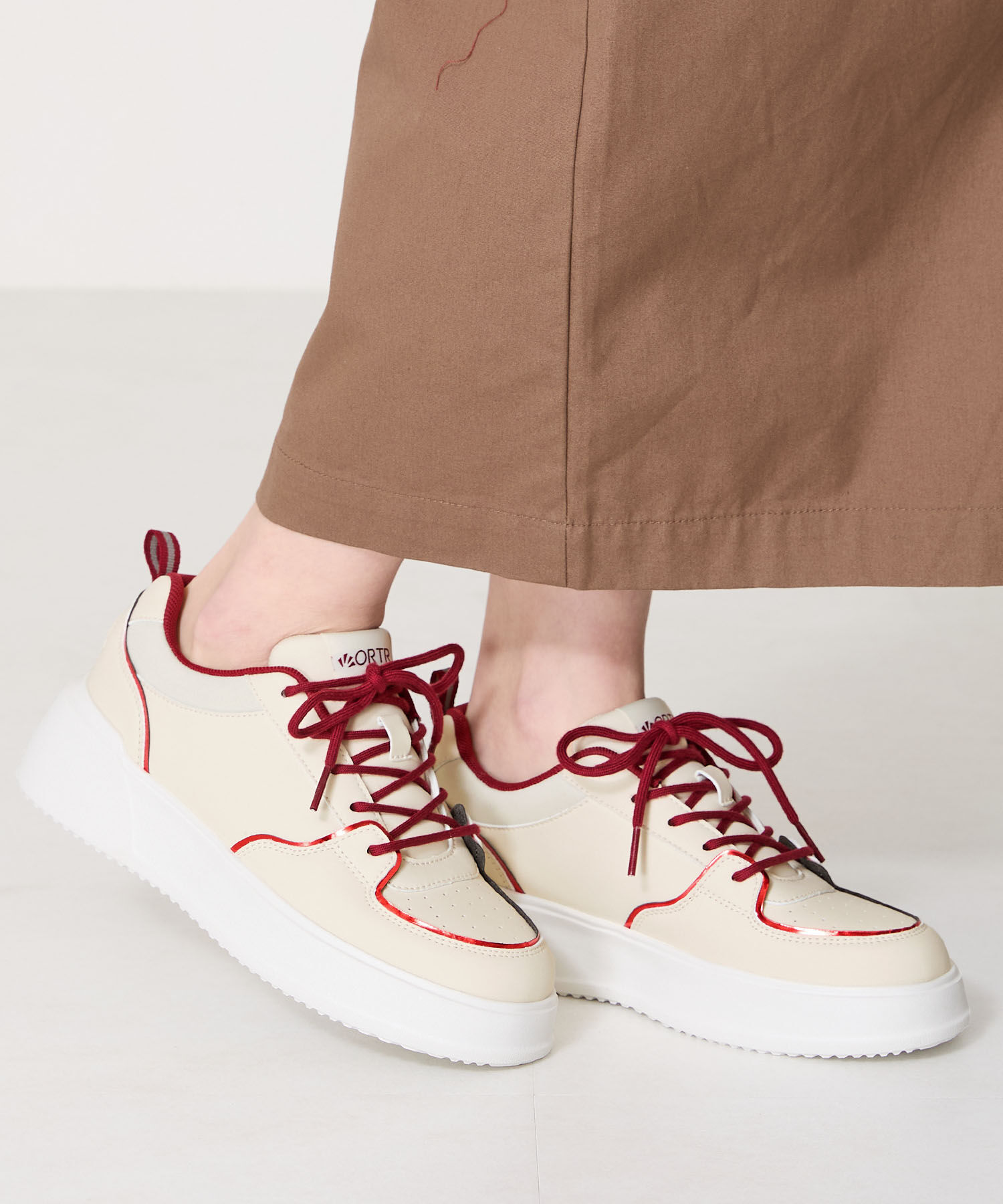 ORiental TRaffic「【新色追加】バイカラー ボリュームソール スニーカー /OT3750 厚底  クッション 軽量」|スニーカー|