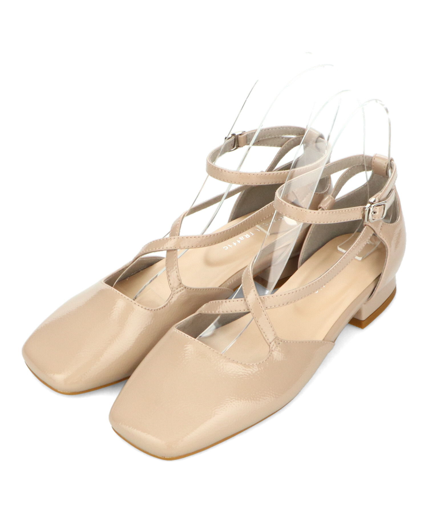 ORiental TRaffic「●2025春夏新作●クロスデザインフラットパンプス/51119」|パンプス|