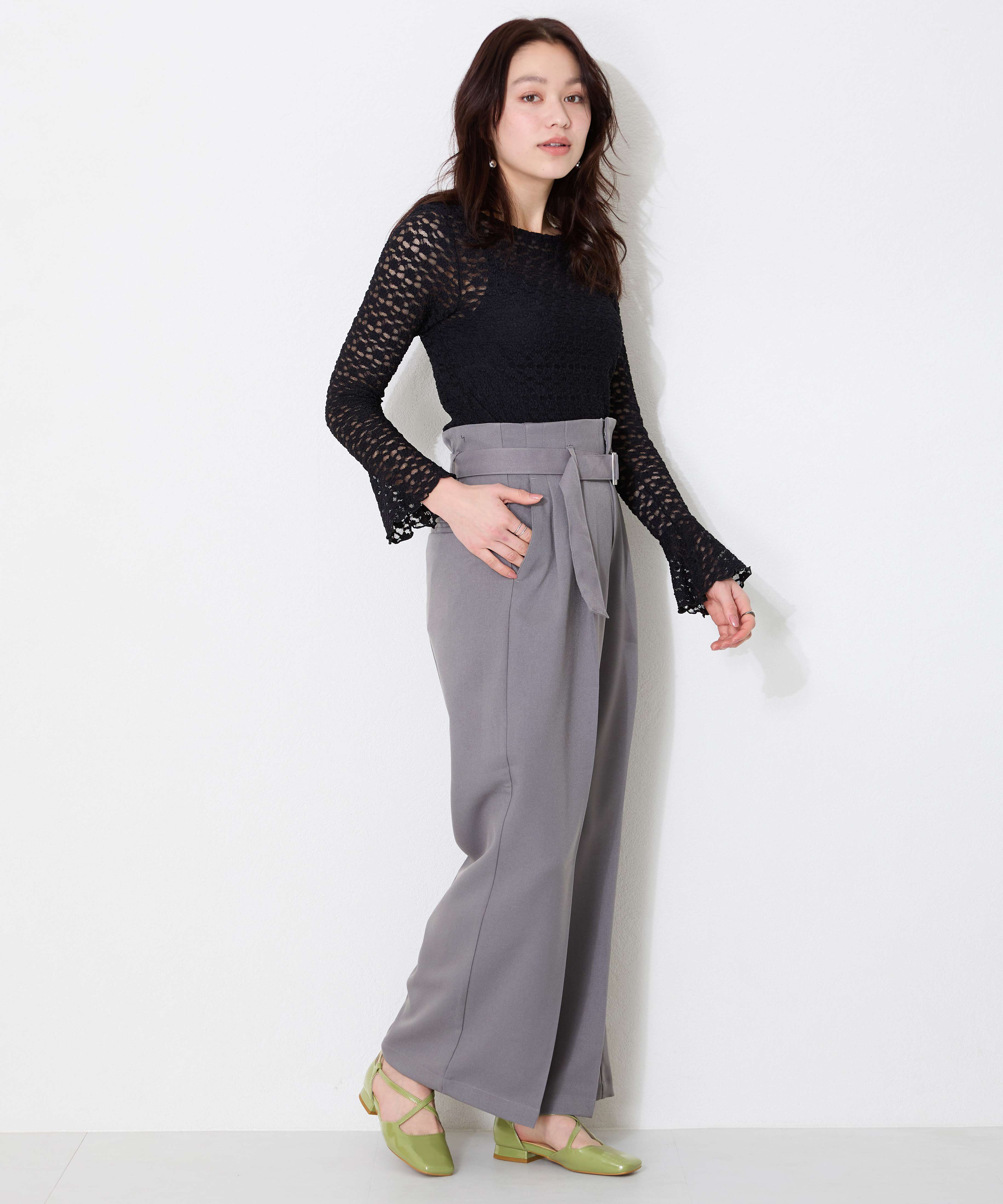 ORiental TRaffic「●2025春夏新作●クロスデザインフラットパンプス/51119」|パンプス|