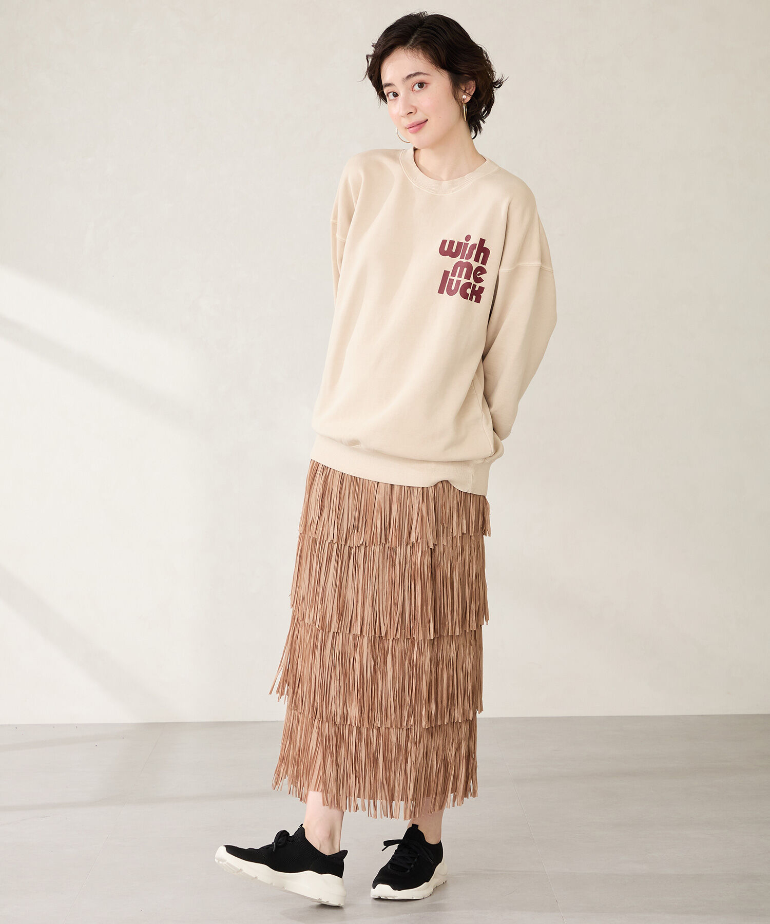 ORiental TRaffic「●再入荷● 【瞬間フィット】 ニットスニーカー /OT3757 軽量 歩きやすい 楽ちん ハンズフリー」|スニーカー|