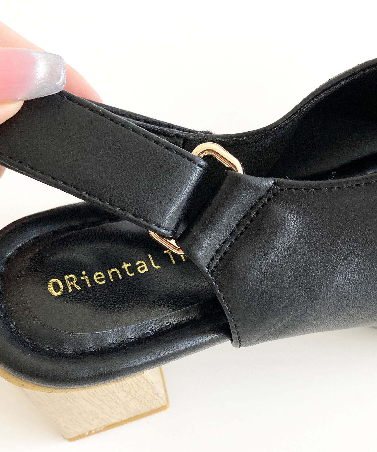 ORiental TRaffic「●2025春夏新作●甲深ソフトレザーサンダル/51205 サンダル トレンド 人気 売れてる クッション」|サンダル|