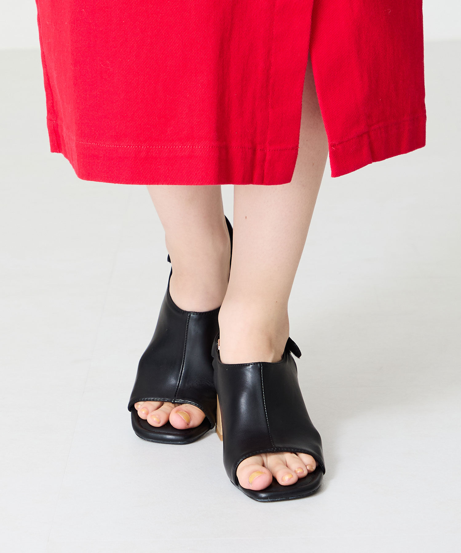 ORiental TRaffic「●2025春夏新作●甲深ソフトレザーサンダル/51205 サンダル トレンド 人気 売れてる クッション」|サンダル|