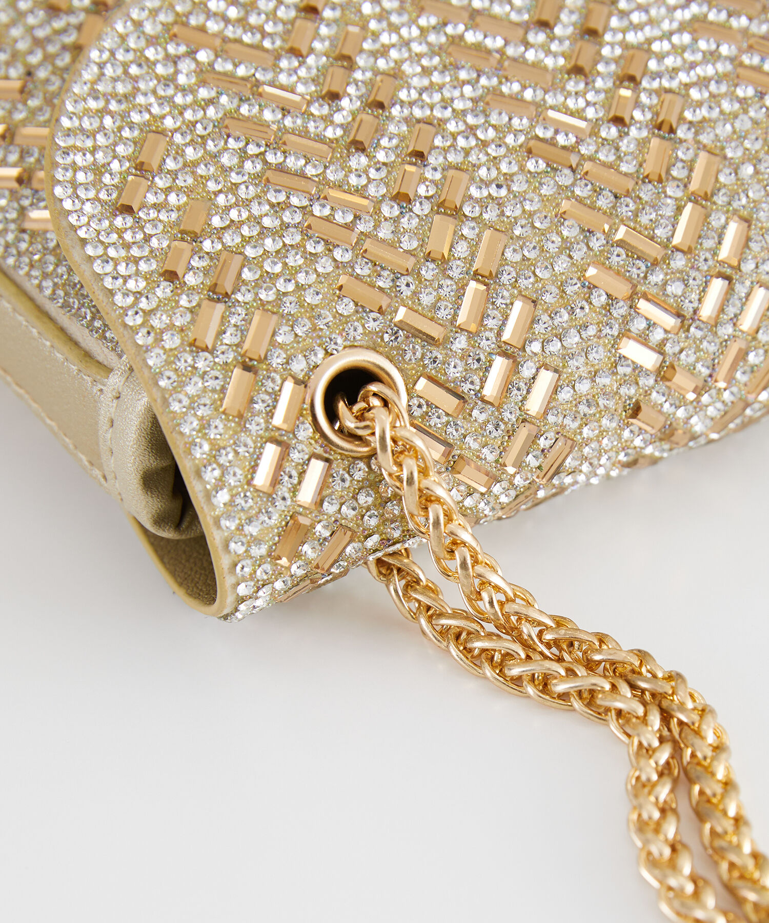 ORiental TRaffic「【オケージョン】ラインストーンチェーンバッグ/MOB002」|ショルダー・メッセンジャー|