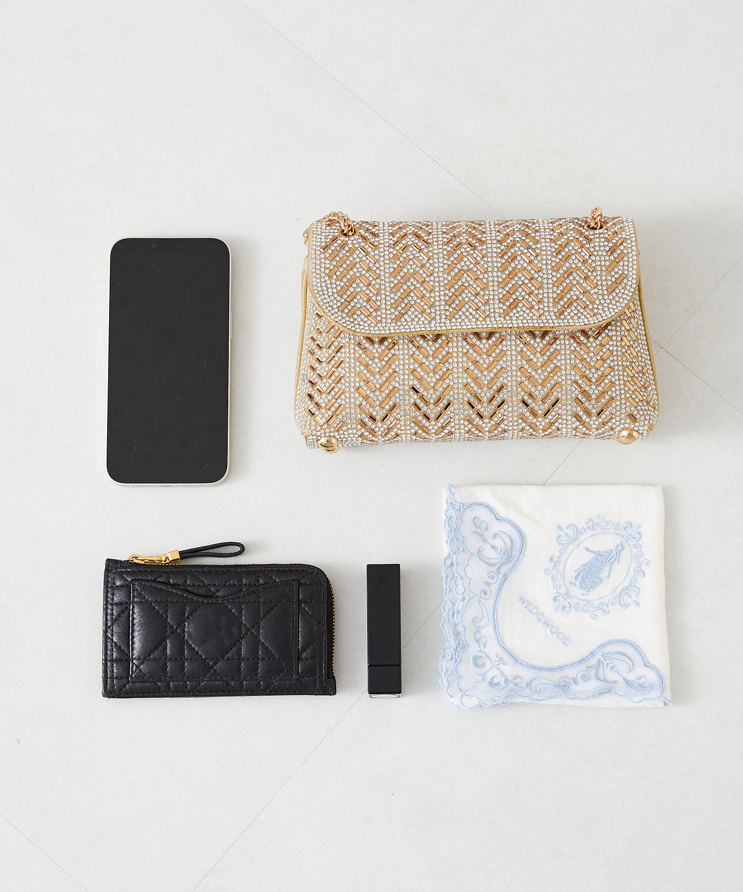 ORiental TRaffic「【オケージョン】ラインストーンチェーンバッグ/MOB002」|ショルダー・メッセンジャー|