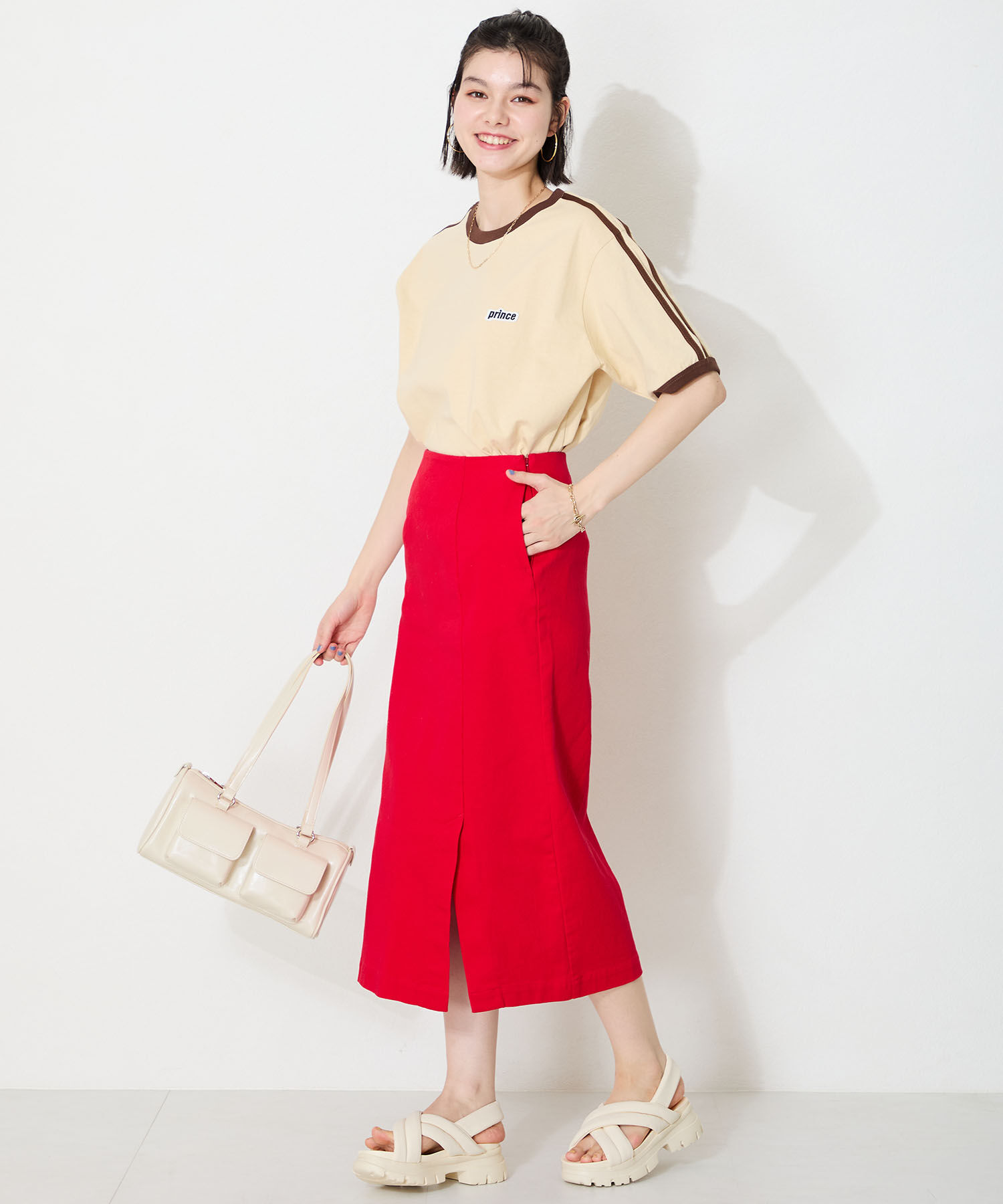 ORiental TRaffic「【トレンド】●2025春夏新作●クロスベルト厚底サンダル/51201 サンダル 厚底 人気 売れてる」|サンダル|