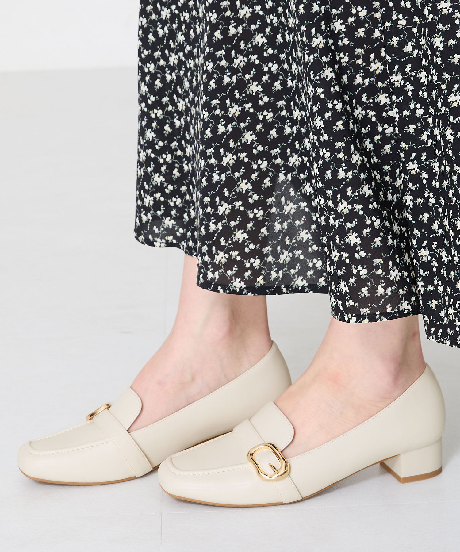 WA Oriental TRaffic「バックルベルト ヒールローファー /52113 ヒール3.5ｃｍ 丸みシルエット」|パンプス|