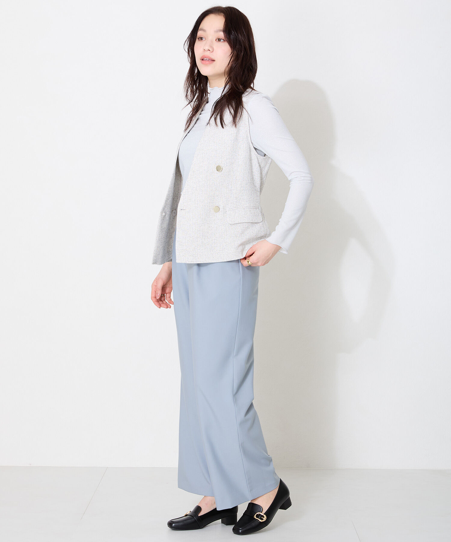 WA Oriental TRaffic「バックルベルト ヒールローファー /52113 ヒール3.5ｃｍ 丸みシルエット」|パンプス|