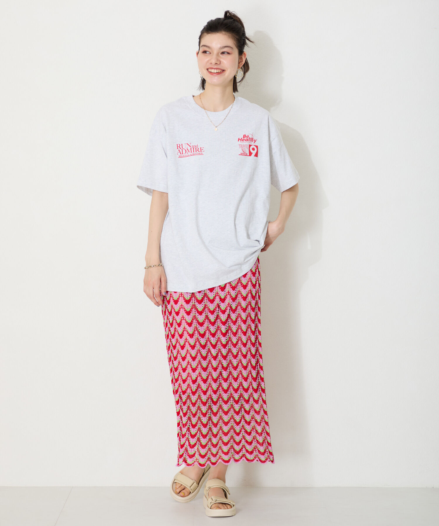 ORiental TRaffic「【Fit meサンダル】ダブルベルト サンダル /51227 軽い 柔らかい フラット」|サンダル|