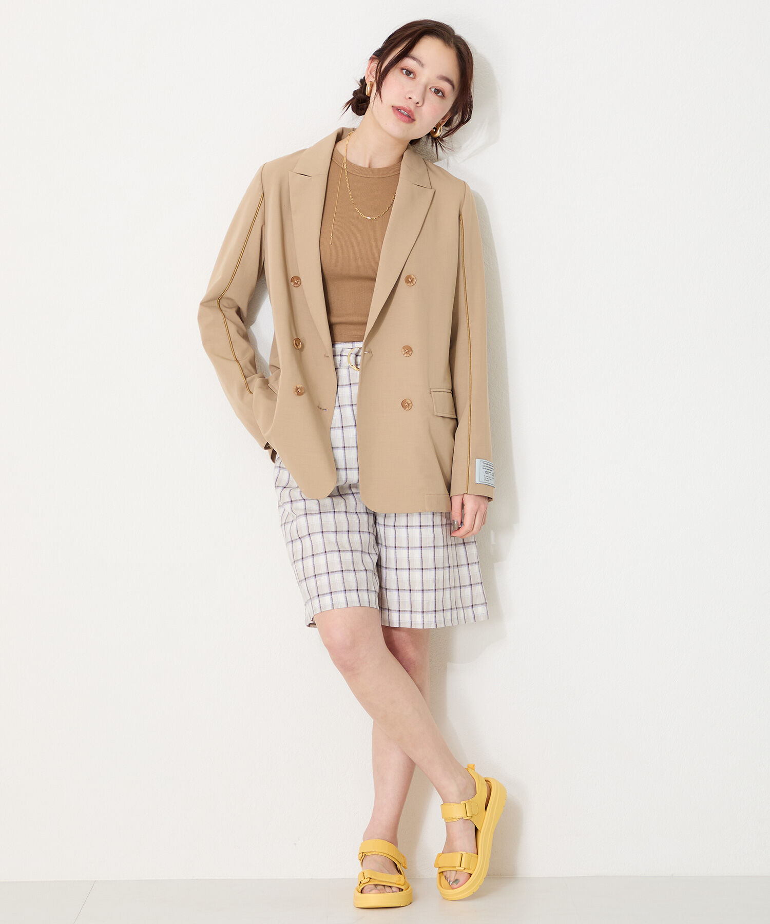 ORiental TRaffic「【Fit meサンダル】ダブルベルト サンダル /51227 軽い 柔らかい フラット」|サンダル|