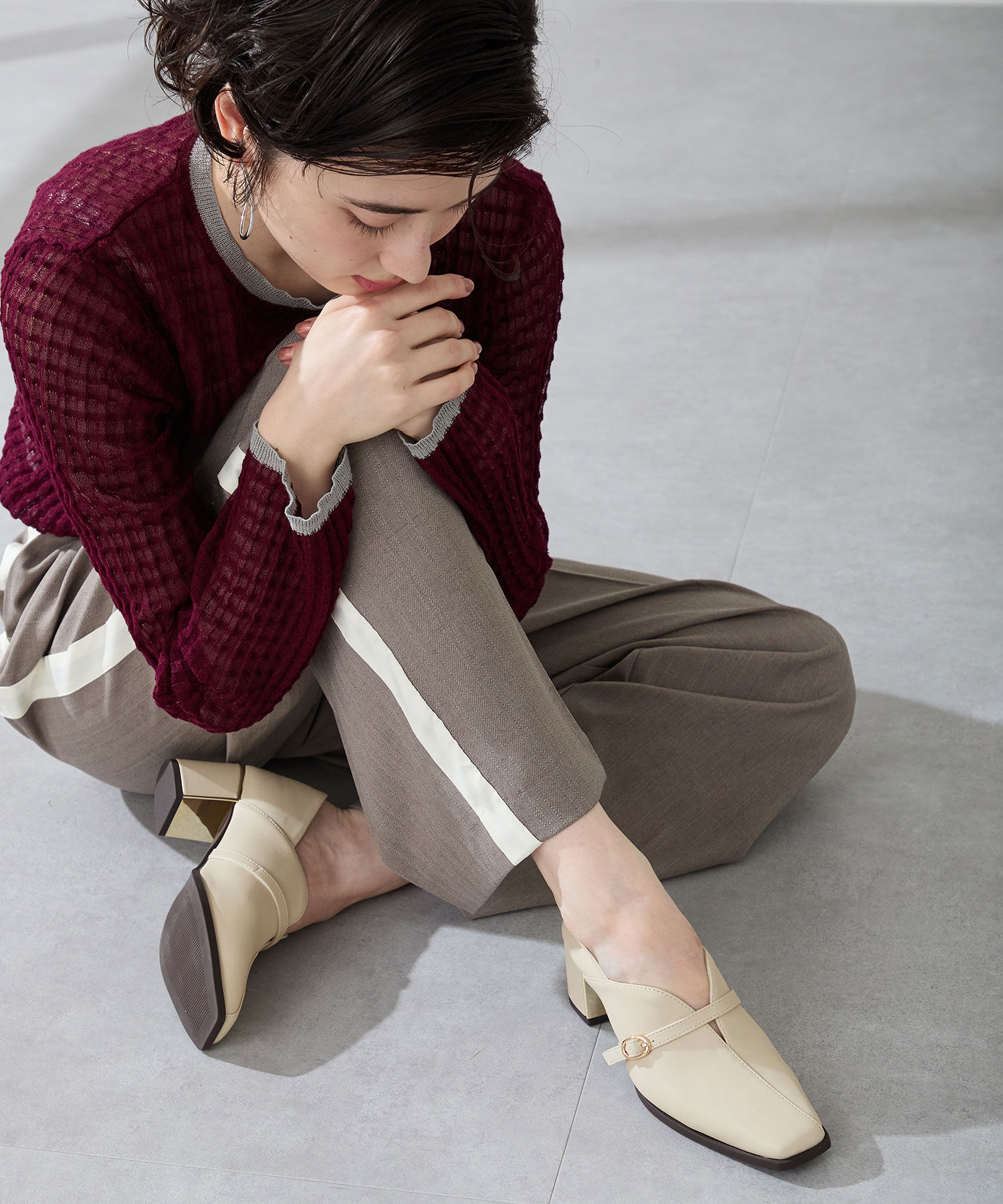 ORiental TRaffic「【予約】●2025秋冬新作●スリットデザイン甲深パンプス/51317」|パンプス|