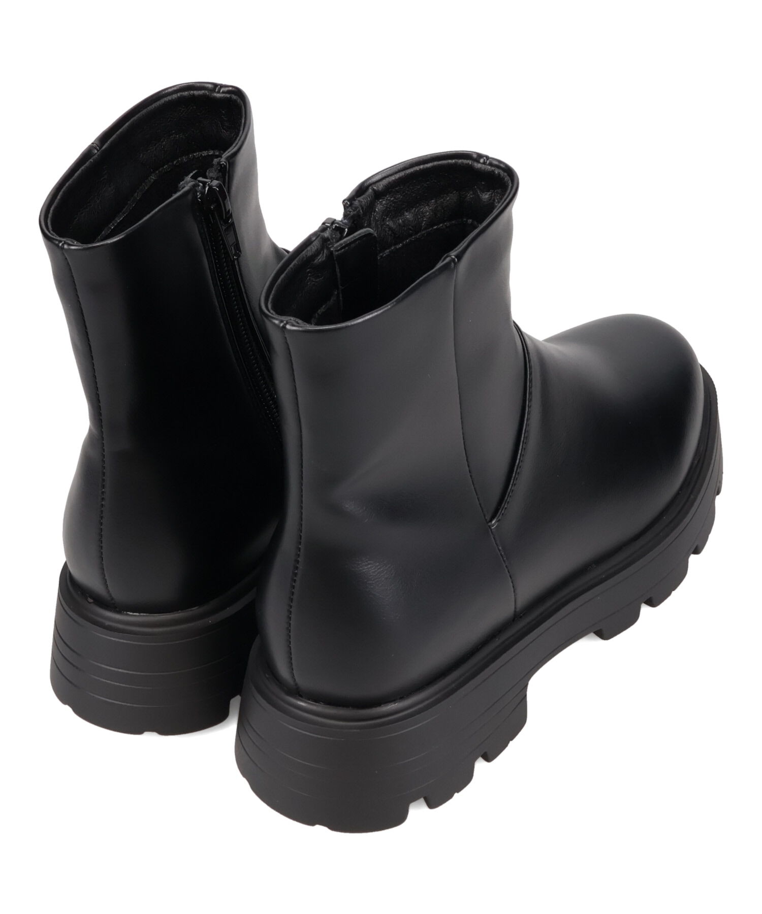 WA Oriental TRaffic「●2025秋冬新作● タンクソール ラウンド ショートブーツ /52409 防寒」|ショートブーツ|