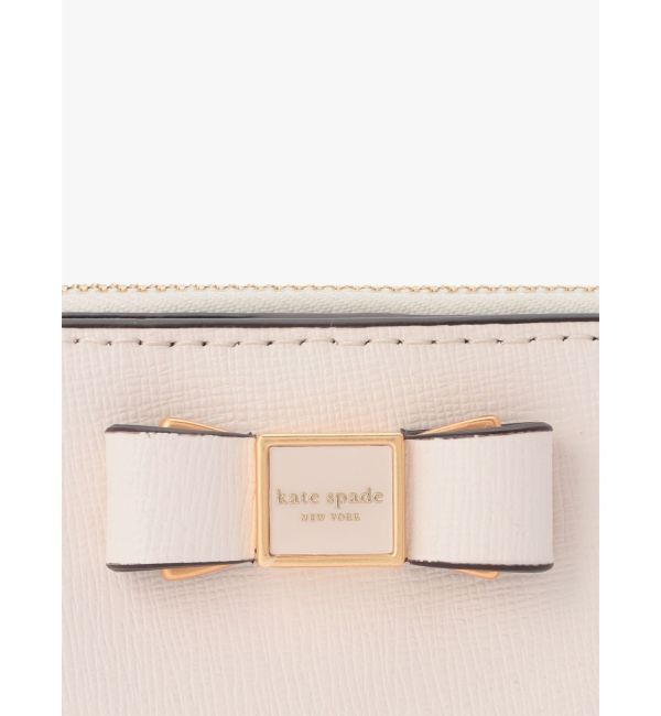 kate spade new york「モーガン ボウ エンベリッシュ スモール コンパクト ウォレット」|財布|