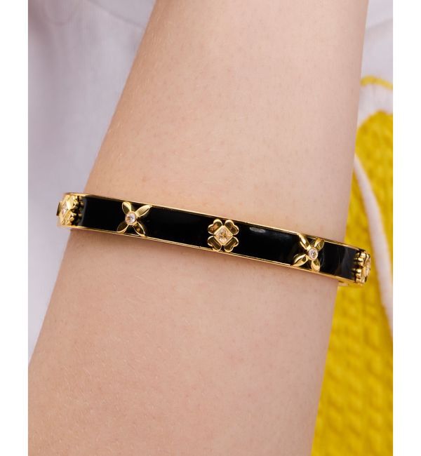 kate spade new york「ヘリテージ ブルーム ヒンジド バングル」|ブレスレット・バングル|