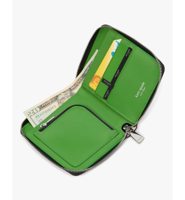 kate spade new york「ラベル スモール コンパクト ウェブド リスレット」|財布|