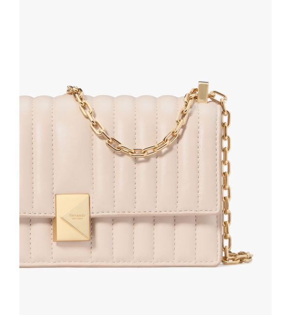 kate spade new york「デコ キルテッド ミニ フラップ チェーン クロスボディ」|ショルダー・メッセンジャー|