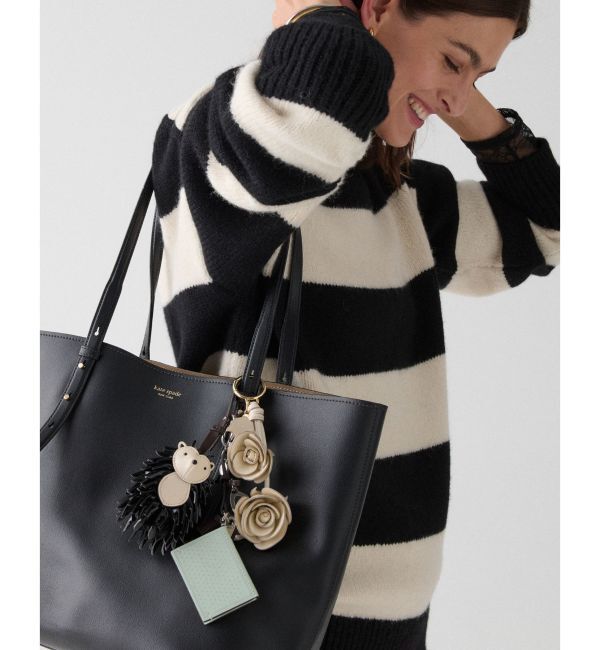 kate spade new york「クリッターズ スティービー ヘッジホッグ バッグ チャーム」|チャーム・キーホルダー|