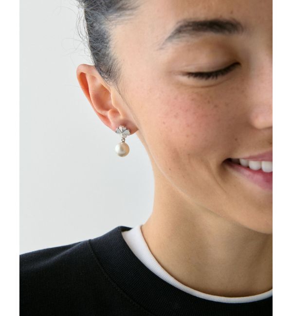 kate spade new york「スペード フラワー パール ドロップ ピアス」|ピアス|