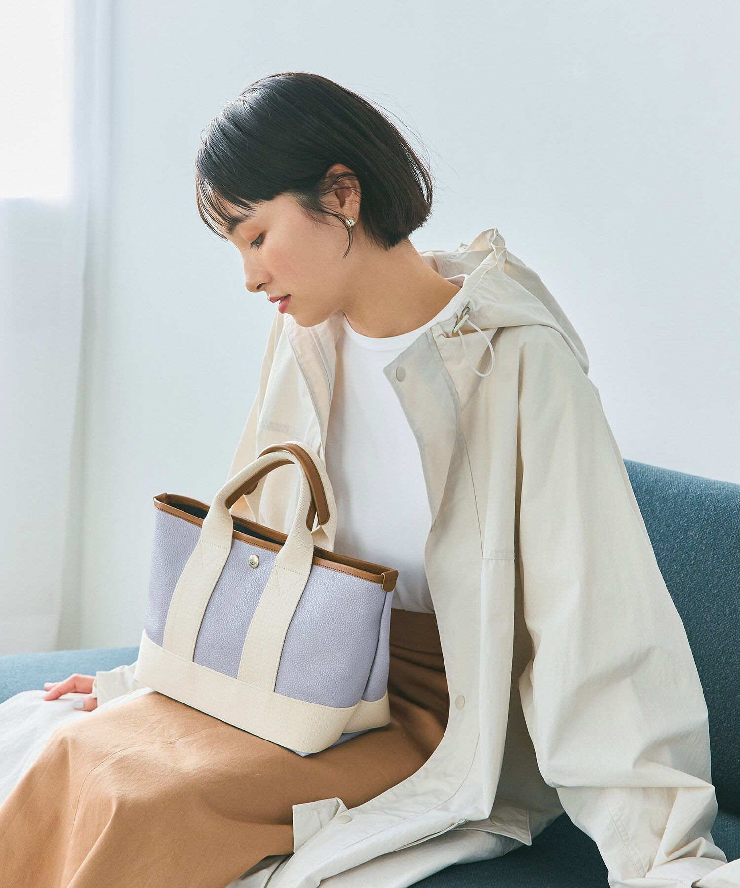 TOPKAPI BREATH「【VERY 10月号掲載】SCOTCH GRAIN スコッチグレイン ネオレザー ミニ トートバッグ」|トートバッグ|