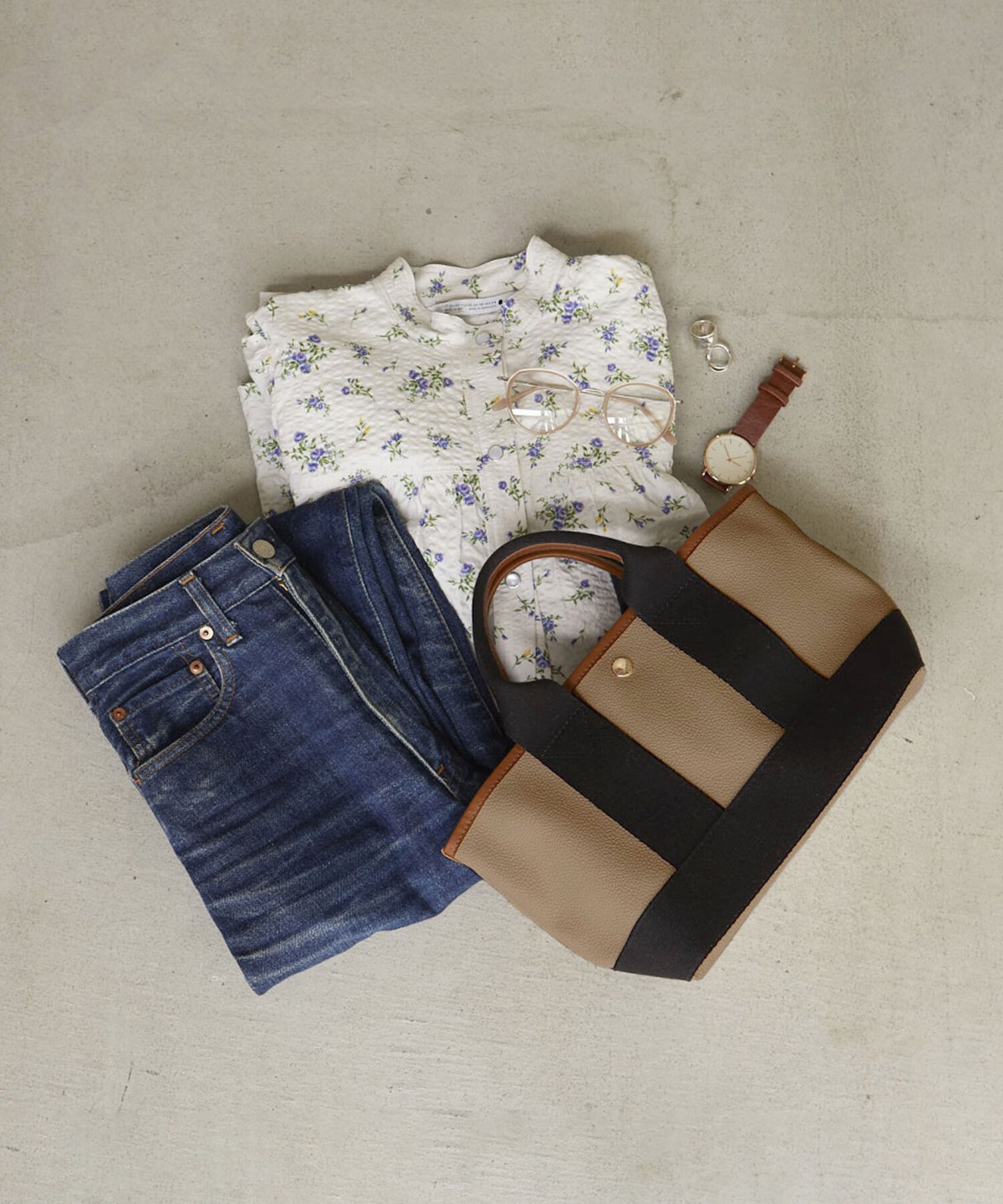 TOPKAPI BREATH「【VERY 10月号掲載】SCOTCH GRAIN スコッチグレイン ネオレザー ミニ トートバッグ」|トートバッグ|カーキブラウン