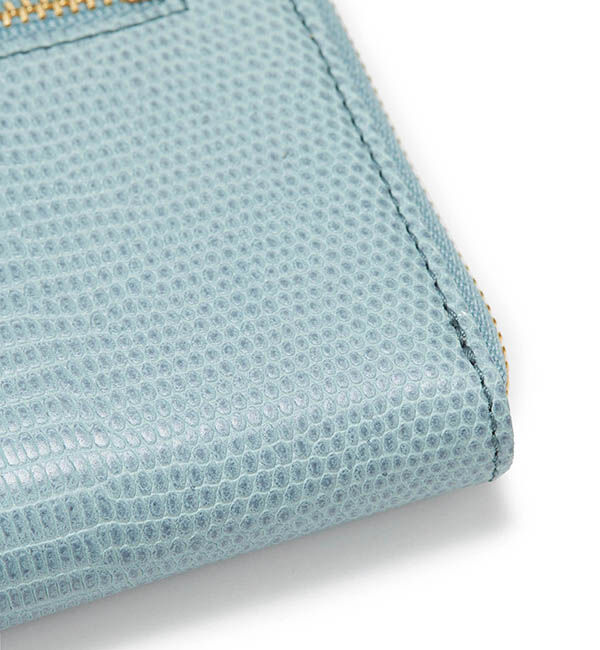 TOPKAPI 「イタリアンレザー・リザード型押し・Lファスナー長財布マチ付き LUCIA[ルチア]」|財布|