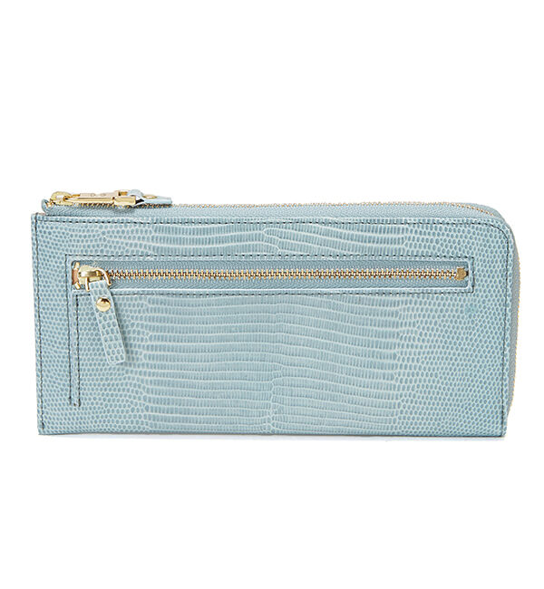 TOPKAPI 「イタリアンレザー・リザード型押し・Lファスナー長財布マチ付き LUCIA[ルチア]」|財布|