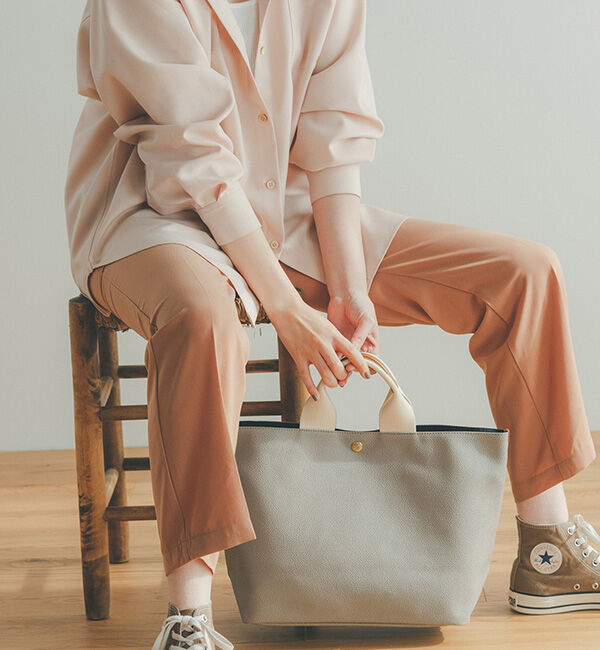 TOPKAPI BREATH「スコッチグレイン ネオレザー A4 トートバッグ プレーン」|トートバッグ|