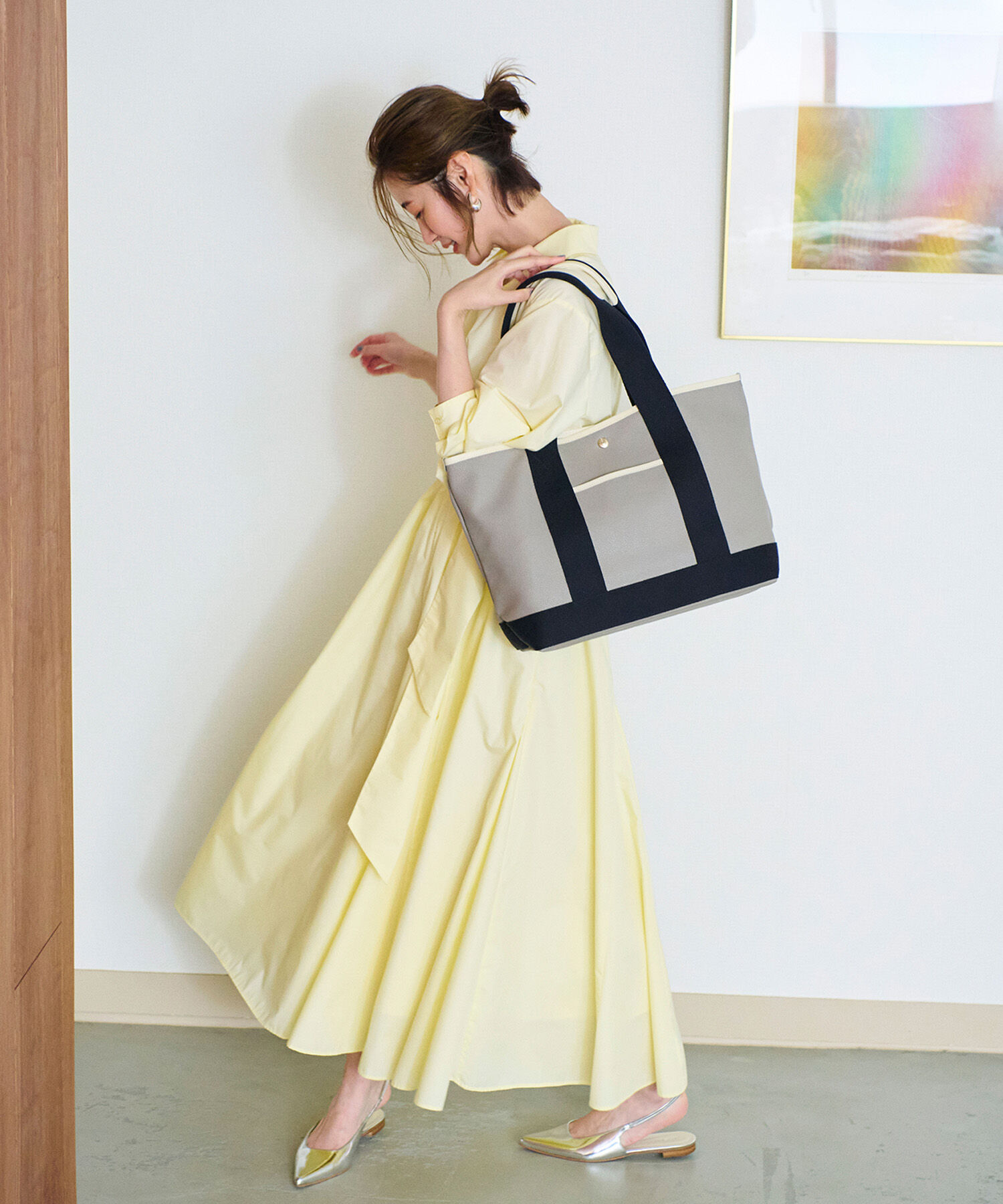 TOPKAPI BREATH「【Breath TOPKAPI】SCOTCH GRAIN スコッチグレイン ロングハンドル トートバッグ L」|トートバッグ|