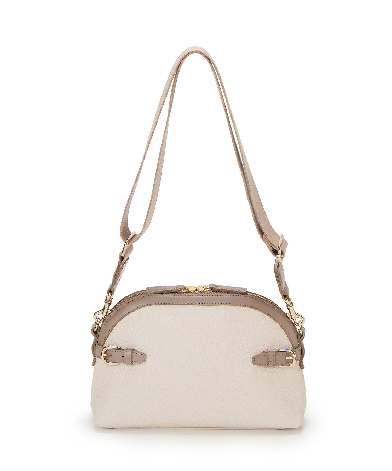 TOPKAPI BREATH「【Breath TOPKAPI】SCOTCH GRAIN スコッチグレイン ベルトデザイン ショルダーバッグ」|ショルダー・メッセンジャー|クリーム