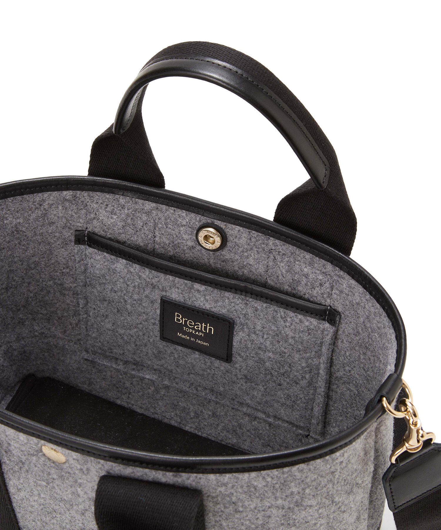 TOPKAPI BREATH「【Breath TOPKAPI】イタリアンフェルト ショルダー付 ミニ トートバッグ S」|トートバッグ|