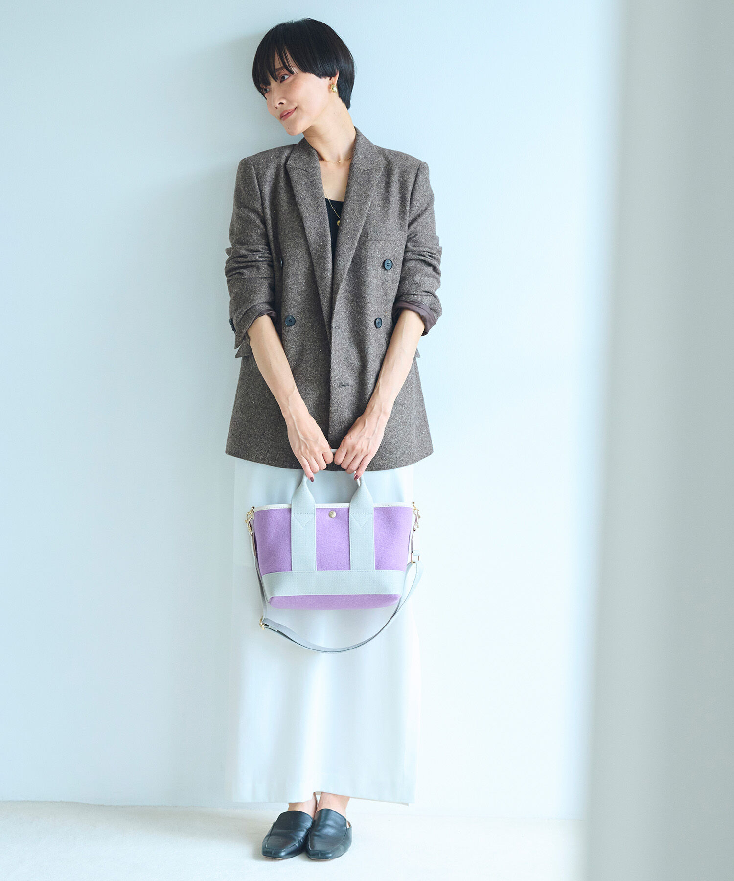 TOPKAPI BREATH「【Breath TOPKAPI】イタリアンフェルト ショルダー付 ミニ トートバッグ S」|トートバッグ|