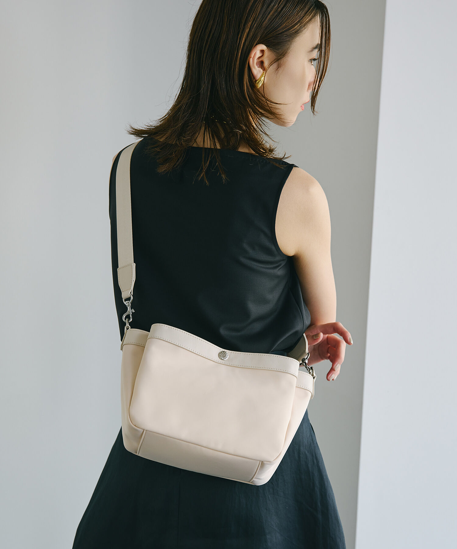 TOPKAPI BREATH「【Breath TOPKAPI】防水ナイロン レザーコンビ ショルダーバッグ」|ショルダー・メッセンジャー|